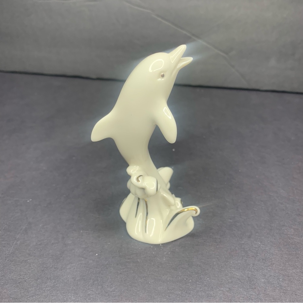Vintage Lenox Dolphin Figurine with 24k Gold Trim 🐬
